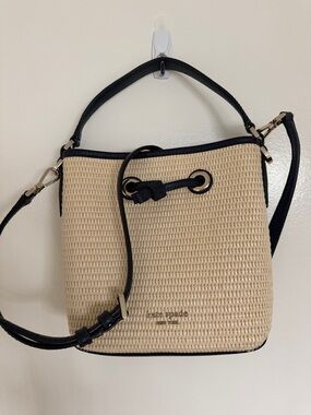 kate spade Beige Woven with a long strap